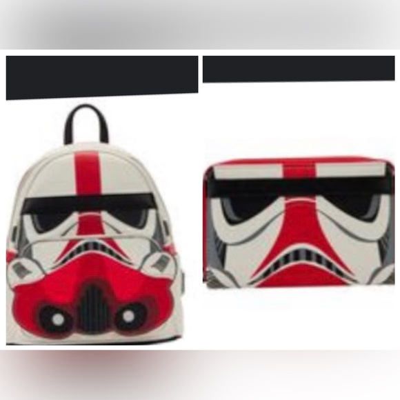 Loungefly Handbags - Loungefly
Star Wars Incinerator Trooper Cosplay Mini Backpack & wallet